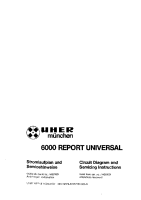 Uher 6000-Report - Service Manual 